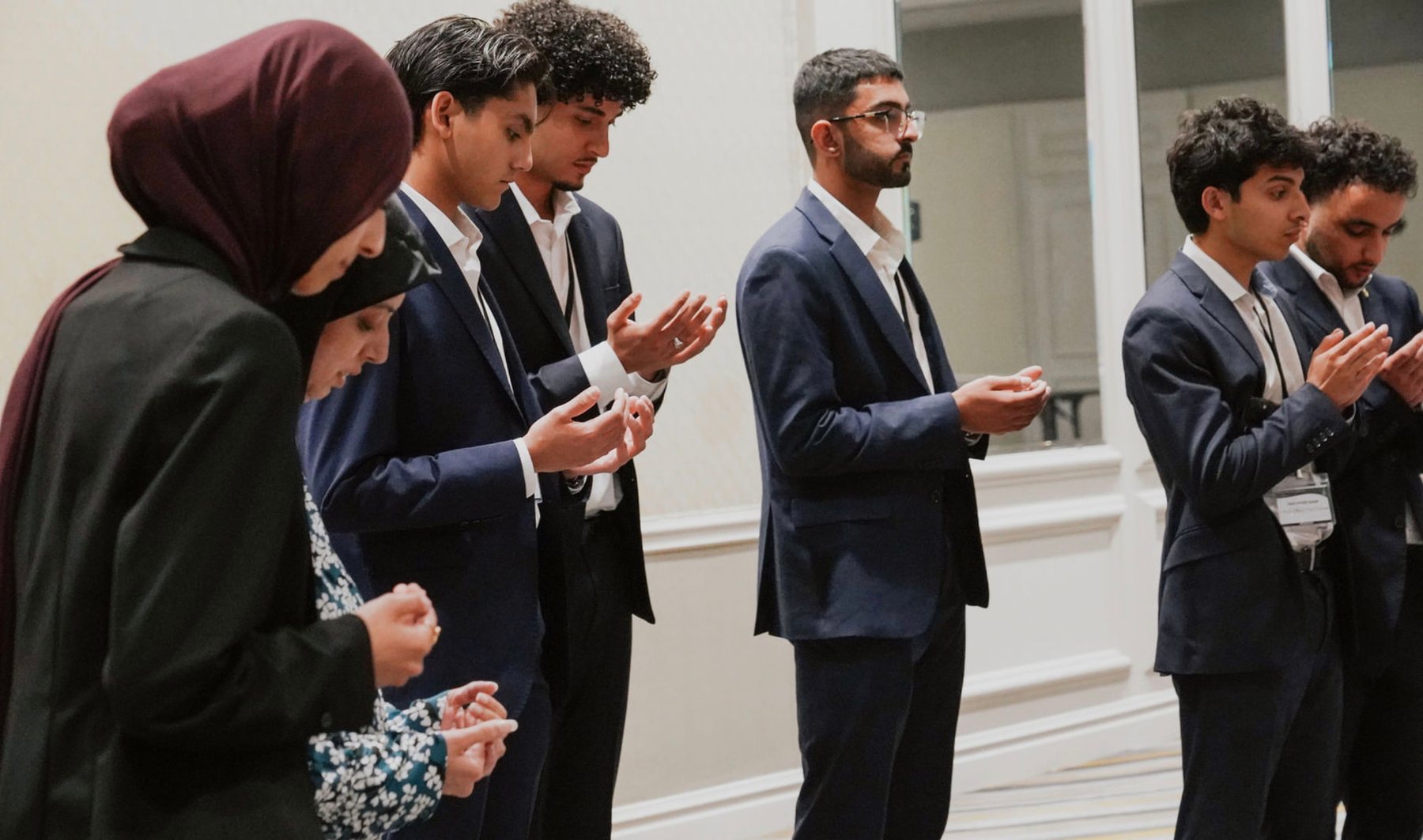 Students and organizers at The Muslim Business Conference